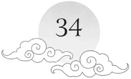 Chapter 34 and sun motif