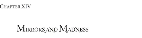 CHAPTER XIV: MIRRORS AND MADNESS