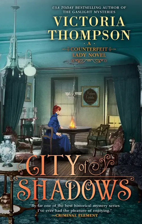 Cover for City of Shadows, Author, Victoria Thompson